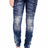 WD255 Damen bequeme Jeans im Biker-Stil in Slim Fit - Cipo and Baxx - D_Straight_Slim - Damen -