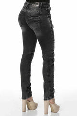 WD257 ANTHRACITE DAMEN JEANS - Cipo and Baxx - Damen - Damen Jeans -