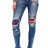 WD319 Damen Slim-Fit-Jeans mit coolen Pailletten-Details - Cipo and Baxx - D_slim_Skinny - Damen -