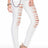 WD336 Damen Slim-Fit-Jeans mit zerrissenen Elementen - Cipo and Baxx - D_Straight_Slim - Damen -