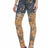 WD440 Damen Slim-Fit-Jeans in modischem Handpaint-Design - Cipo and Baxx - D_slim_Skinny - Damen -
