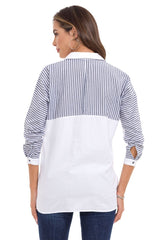 WH133 Damen Hemd mit gestreiftes detailliert - Cipo and Baxx - Damen - Damen Hemd -