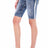 WK147 Damen Short im verwaschenen Look - Cipo and Baxx - Damen Capri - Damen Short -