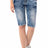 WK185 Damen Shorts mit kontrastfarbenen Nähten - Cipo and Baxx - Damen Capri - Damen Short -
