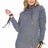 WL239 Damen Kapuzensweatshirt mit asymmetrischem Reißverschluss - Cipo and Baxx - Damen langarm - Damen Sweatshirt -