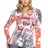 WL241 Damen Langarmshirt mit kleinen Cutouts - Cipo and Baxx - Damen langarm - Damen Sweatshirt -