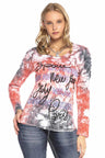 WL241 Damen Langarmshirt mit kleinen Cutouts - Cipo and Baxx - Damen langarm - Damen Sweatshirt -
