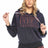 WL246 Damen Statement-Print Bluse Kapuzensweater - Cipo and Baxx - Damen langarm - Damen Sweatshirt -