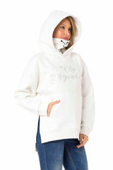 WL331 Damen Kapuzensweatshirt in coolem Look - Cipo and Baxx - Damen Sweatshirt - -