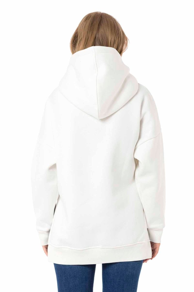 WL331 Damen Kapuzensweatshirt in coolem Look - Cipo and Baxx - Damen Sweatshirt - -