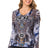 WL340 Damen Langarmshirt mit coolem Allover-Print - Cipo and Baxx - Damen Sweatshirt - -
