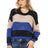 WP226 Damen Strickpullover mit breiten Streifen - Cipo and Baxx - Damen Pullover - Letzte Chance! -
