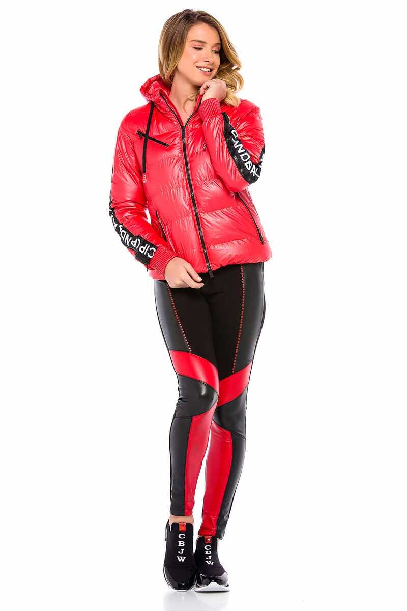 WR113 Damen Leggings in angesagter Leder-Optik - Cipo and Baxx - Damen leggings - Letzte Chance! -