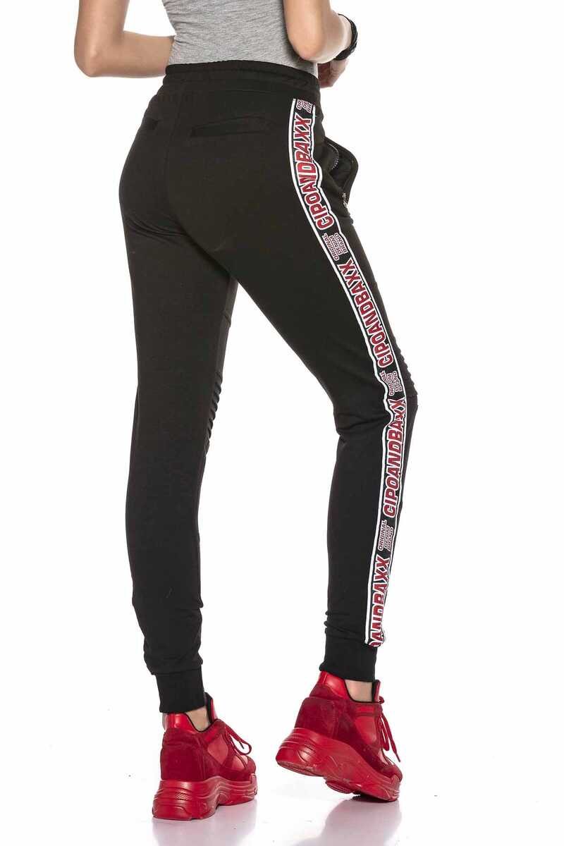WR115 Damen Sweathose mit stylischem Markenstreifen - Cipo and Baxx - Damen Jogginganzug-hose - Letzte Chance! -